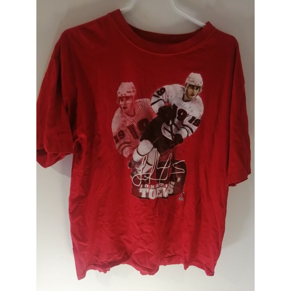 Jonathan Toews Chicago Blackhawks Red T Shirt Size XL